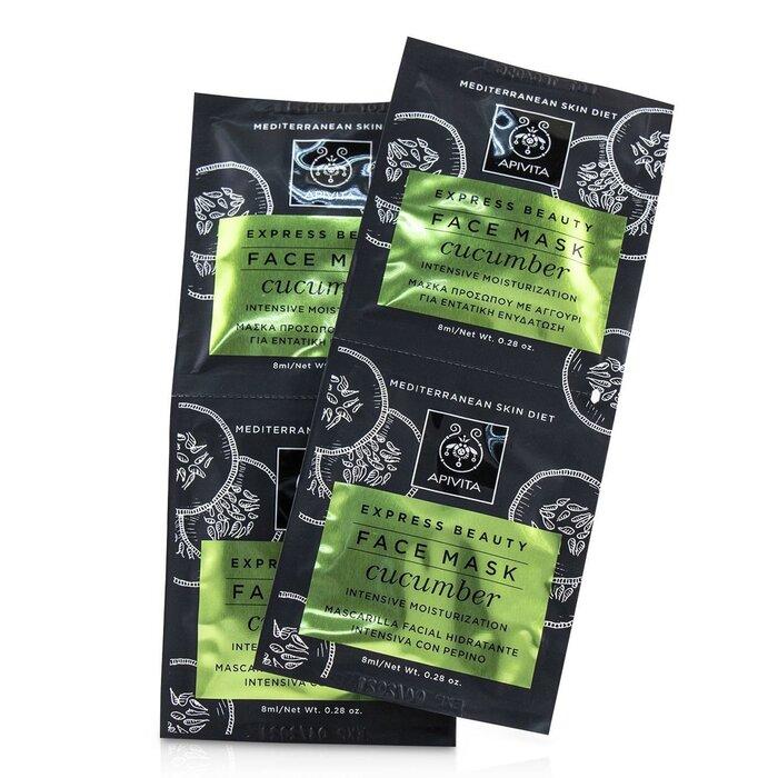 APIVITA Express Beauty Face Mask with Cucumber (Intensive Moisturization)