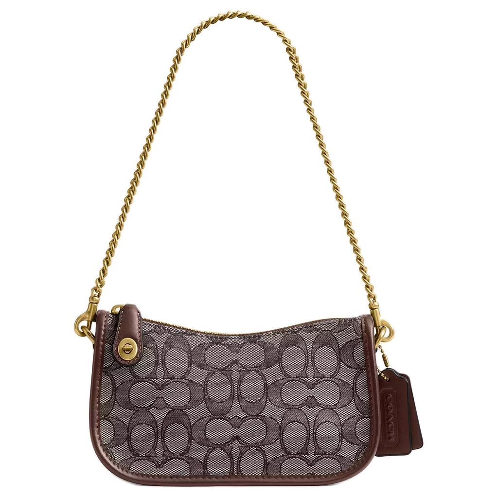 Coach Swinger 20 Classic Monogram Leather Handbag Small Women Handbags Oak Maple CDG68-B4S0M