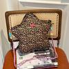 Personalized star backpack spring new fashion leopard print shoulder bag women's large-capacity messenger bag
