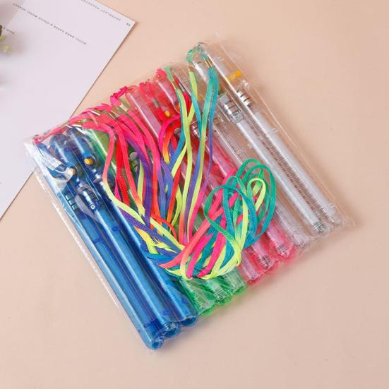 Glow Stick Glow in The Dark Lanyard 7 Modes Adjustable High Brightness Colorful Light Up Stick Flashing Toy Party Supplies