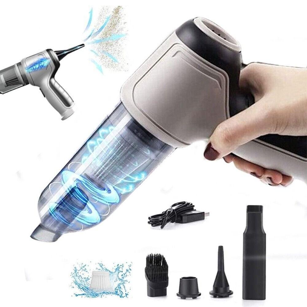 All In 1 Car Dust Blower Air Suction Air Dust Collector Car Cordless Vacuum Cleaner  Dust Blowing