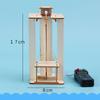 DIY Electric Elevator Model Children's Puzzle Toy Steam Scientific Assembly Experimental Set Educational Teaching Aids