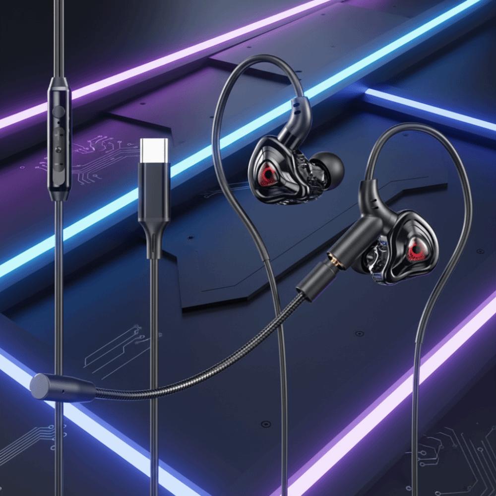 3.5mm/Type C Wired Headset in-Ear Earpiece Headset Sport Earphones Wired Earphone Listen To Music