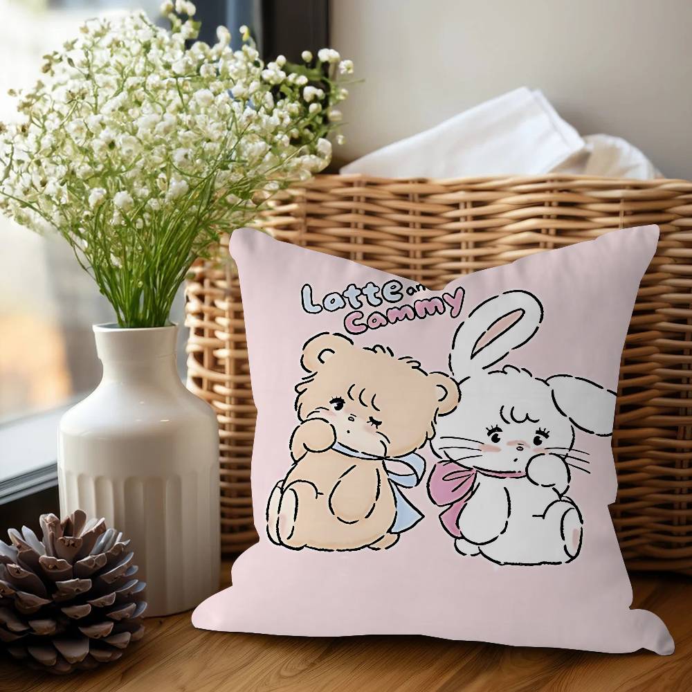 M-Mikko Cute Cushion Cover 30x50 Polyester Sofa Cushions Decorative Throw Pillows Home Decoration Pillowcover