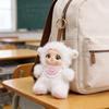 Fashionable Plush Doll Keychain In Sitting Pose 16cm Long Fashion Backpack Charm For Personalizing Keys And Bags
