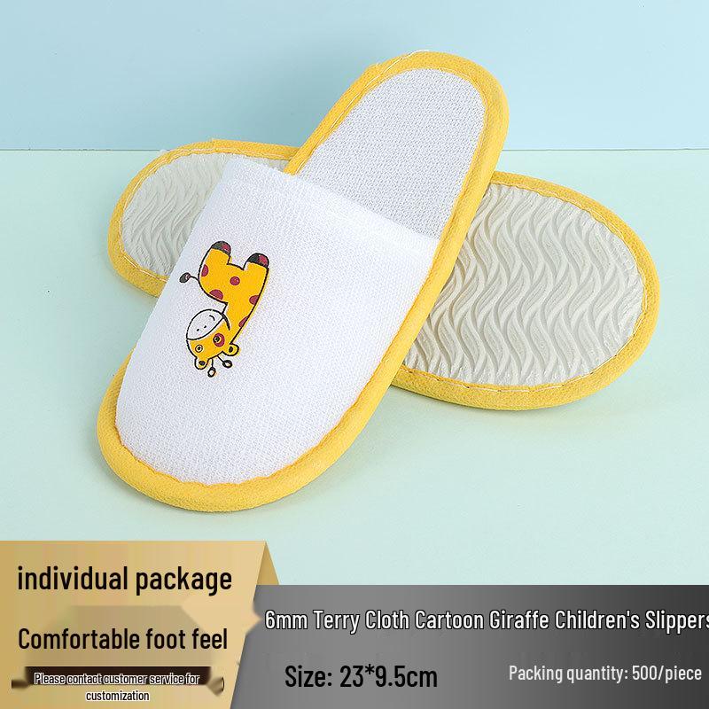 Washable Anti-Slip Hemp Cotton Linen Guest Slippers for Hotel & B&B