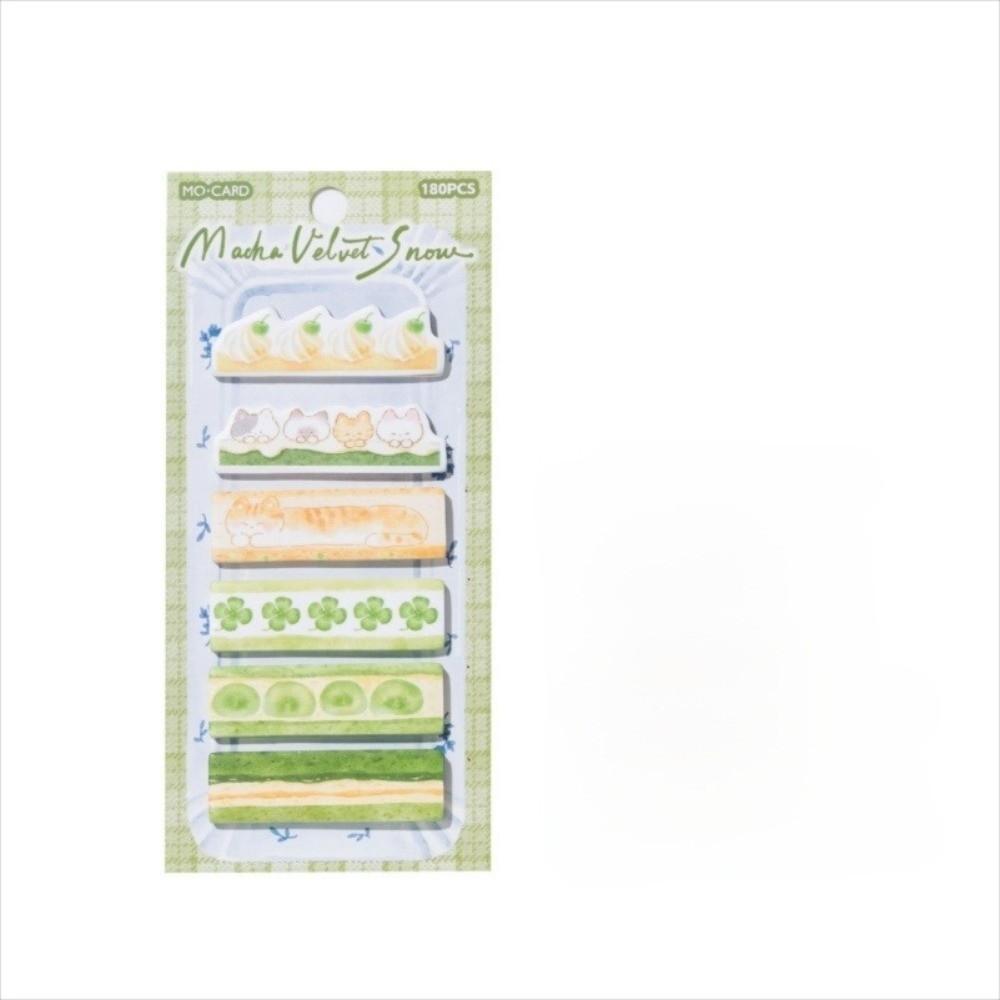 180pcs Kawaii Cake Shop Series Tag Label Sticker Self Adhesive Cake Appearance Message Sticker Stationery Sticker