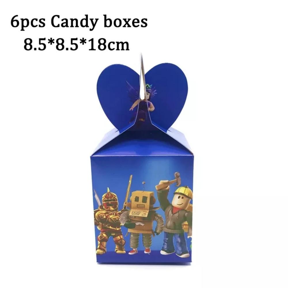 Hot Robot Roblox Dětská Narozeninová Párty Potřeby Sada Jednorázové Nádobí Roblox Papírové Talíře Kelímky Balónky Baby Shower Party Dekorace