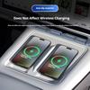 For Zeekr 7X Car Central Control Wireless Charging Silicone Non-slip Pad Central Control Charging Protection Mat Accessories