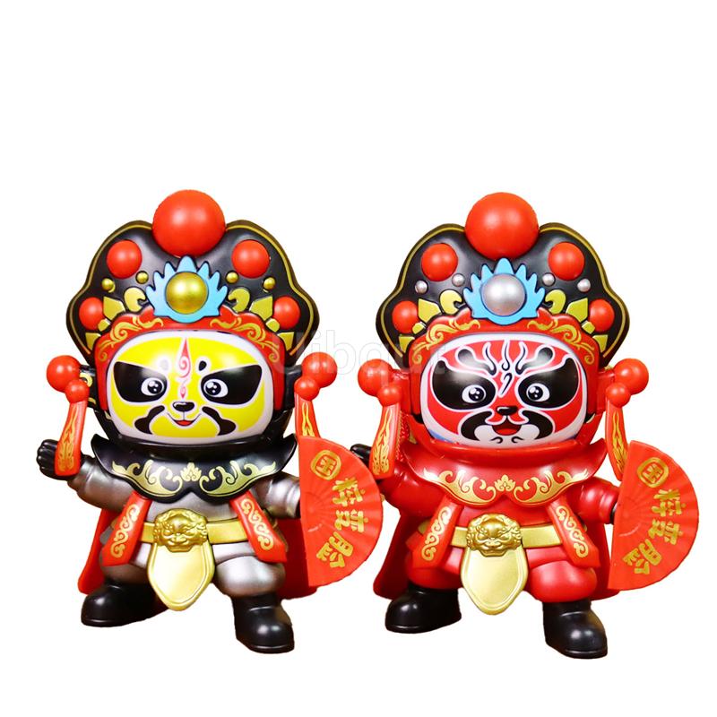 Children's toy doll Special gifts from Chengdu, Sichuan Travel gifts Chinese style dolls Genuine Sichuan Opera Panda Face