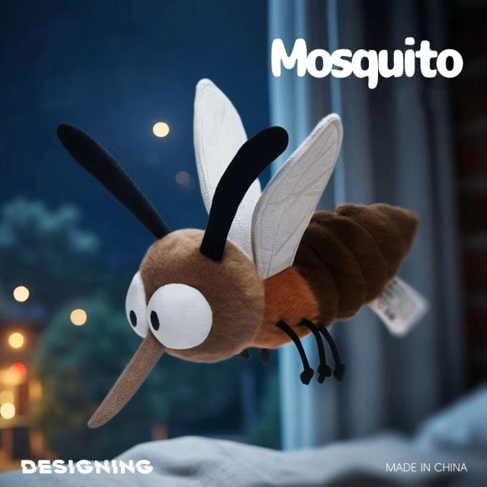 Funny Insect Mosquito Plushie Home Decoration Stuffed Mosquito Mosquito Insect Toy  Halloween Gift