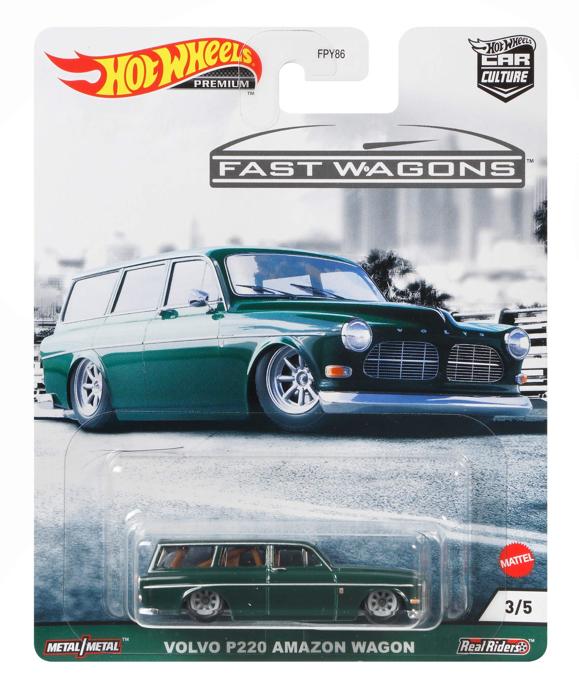 

Hot Wheels Car Culture Fast Wagon - Volvo Amazon Wagon GRJ64