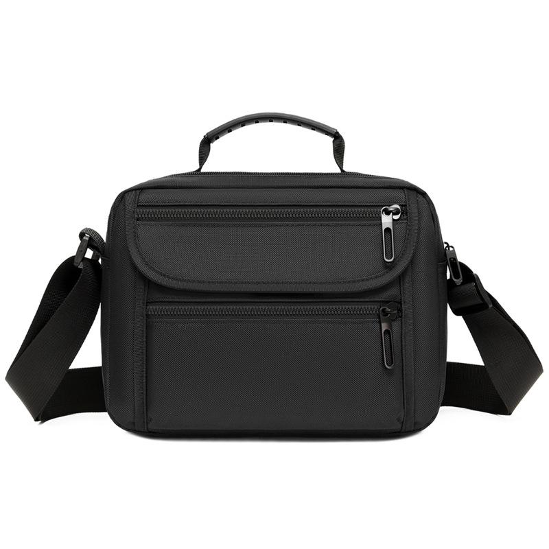 

Нова чоловіча модна багатошарова сумка кросбоді - Легкий повсякденний плечовий рюкзак для подорожей на відкритому повітрі чорний