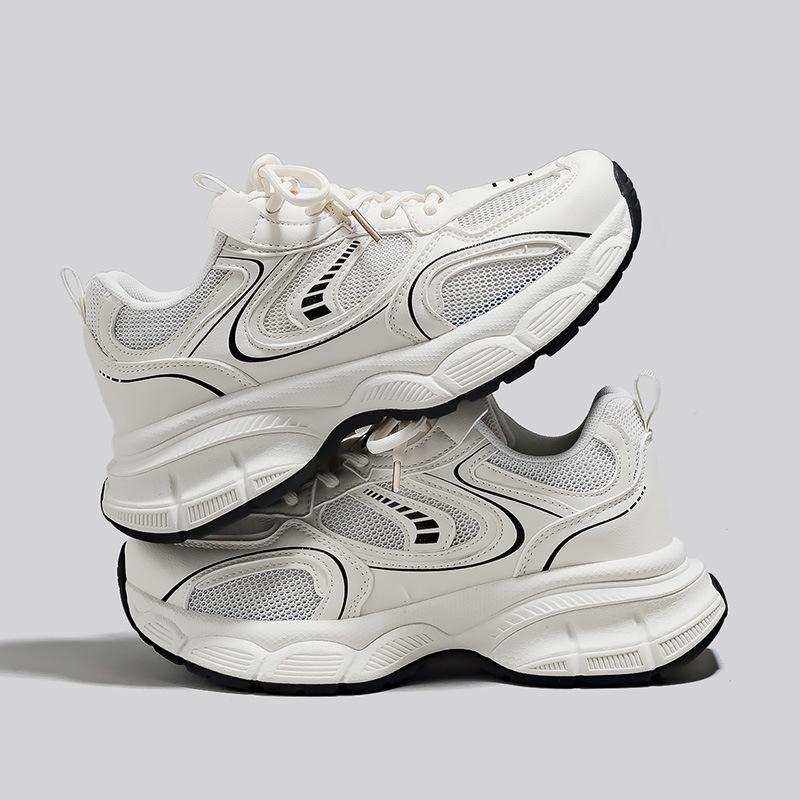 Global retro mesh breathable dad shoes 22 new high-value spring and summer heightening sports shoes