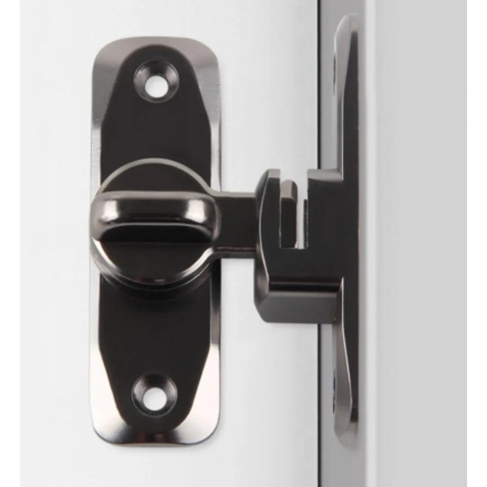 90° Sliding Door Latch Solid Buckle Cam Cylinder Locks Sliding Door Lock Anti-theft Buckle Door Lock Home Accessories