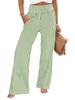2026 European & American Women's Striped High-Waist Loose Fit Straight-Leg Trousers