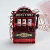 Emulation Fruit Machine Keyring, Rotating Machine Key Chain Pendant,Cute Toy Car Keychain For Men Women