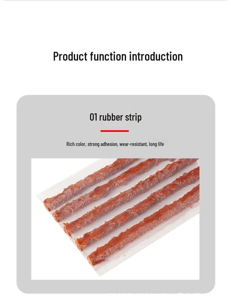 Versatile Tire Repair Kit for Motorcycles and Electric Cars