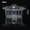 Plastic Net Pot Style Basket for Soilless Cultivation of Leafy Greens Fruiting Plants and Microgreens In Indoor Setups