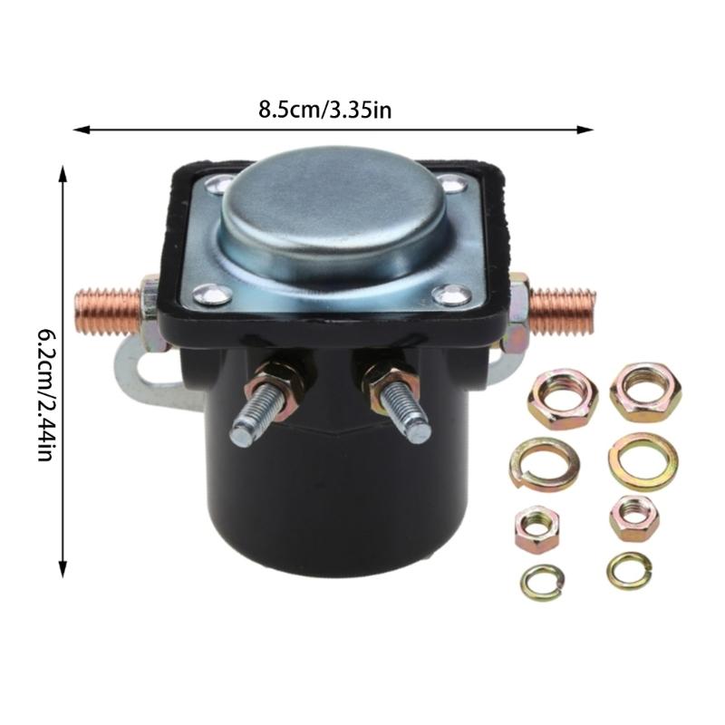 12V Starter Solenoid Relay D2AF11450AA Brass Wire Easy Installation Suitable for 1956-up & B-6A-11450A C6AF C7AF C3912