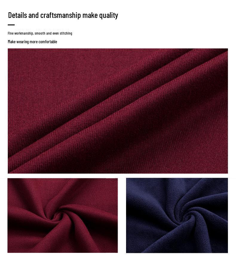 Men's Argyle V-neck Plus Velvet Knitwear - Warm, Soft, and Versatile Base Layer for Autumn and Winter