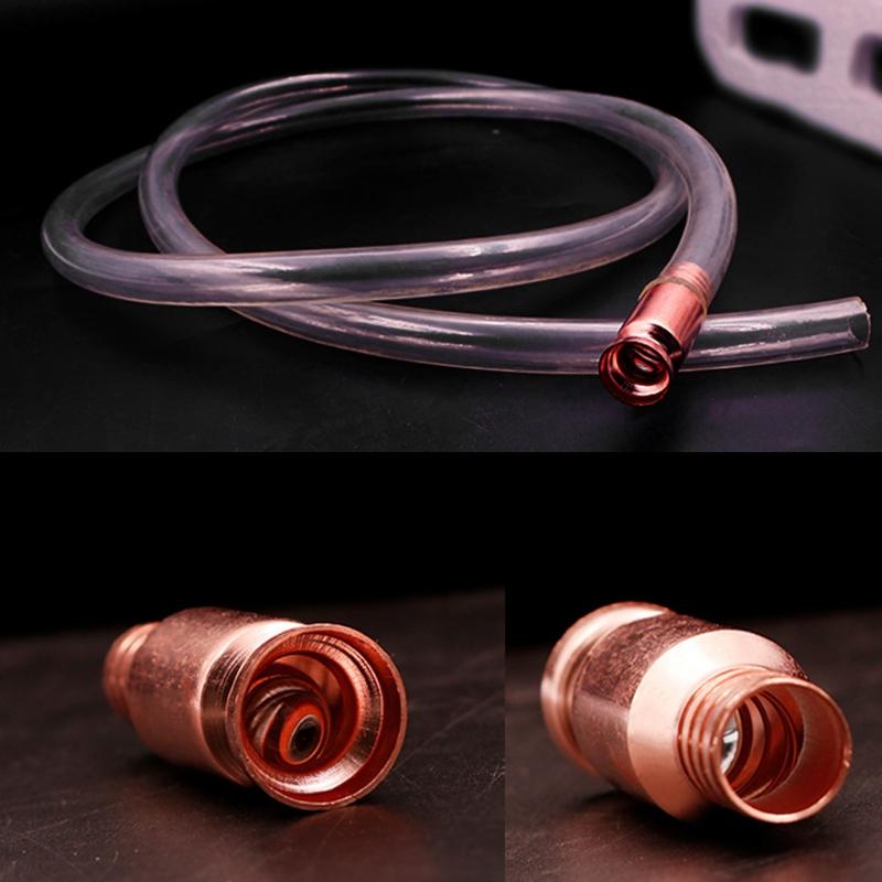 1Pc Siphon Pump Copper Connector 15/19mm Siphon Self-Priming Hose Pump Head Jiggler Siphon Pumping Hose Fittings