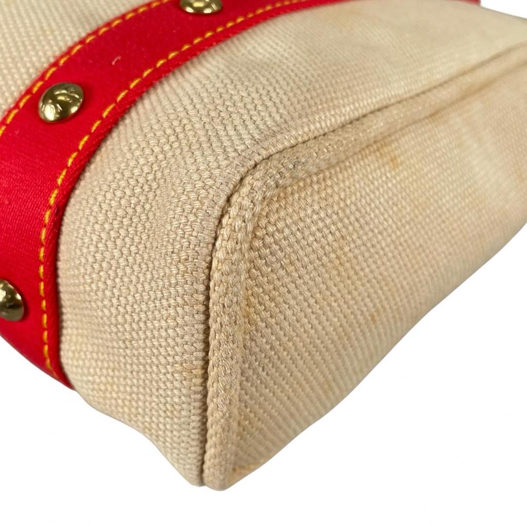 Louis Vuitton Hippo MM Antigua Tote Bag Canvas Beige Unisex M40086 Used