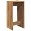 VidaXL Table de bar chêne artisanal 51x50x103,5 cm bois d'ingénierie 854426