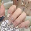 Frühling und Sommer Wind Tragen Nagel Reiner Wunsch Nagelpflaster Aufhellend Abnehmbares Nagelstück Langes und kurzes Nagelstück Fertigprodukt