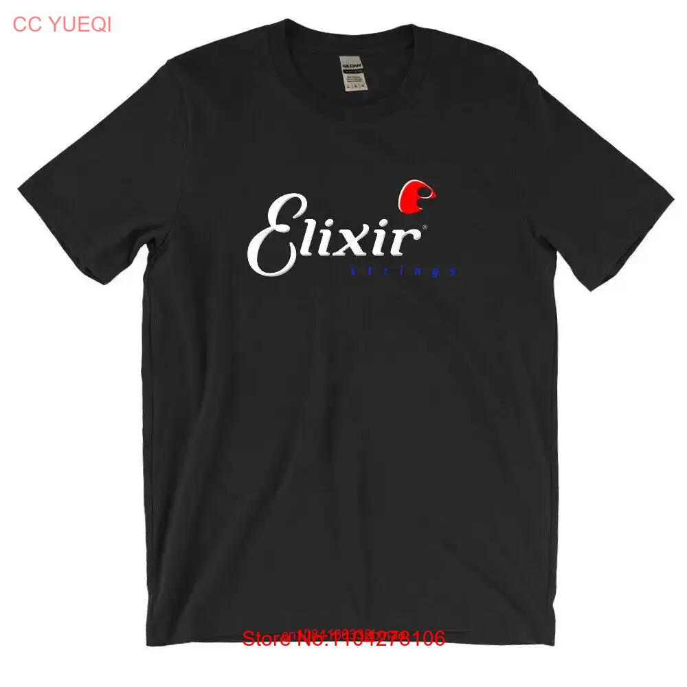 

Elixir strings logo new heavy cotton t shirt All Size long or short sleeves 5XL різнокольоровий