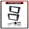 2Din Android Car-Play Car Radio,Skoda Octavia 2014-2020,Multimedia Player Head Unit Stereo GPS Navigation BT WIFI,2+32GB