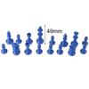 1Set 32Pcs Chess Set Plastic Ps Material Blue And White Medieval Chess Games For Adults Travel Chess Pieces Games Kids Toys