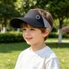 Children Sun Visor Hat Lightweight UV Protection Tennis Sports Cap Breathable Boys Girls Summer Outdoor Anti-UV Wide Brim Hat