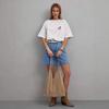 Retro Print 100% Cotton Short Sleeve T-Shirt - Hong Kong Style, Loose Fit, Early Autumn
