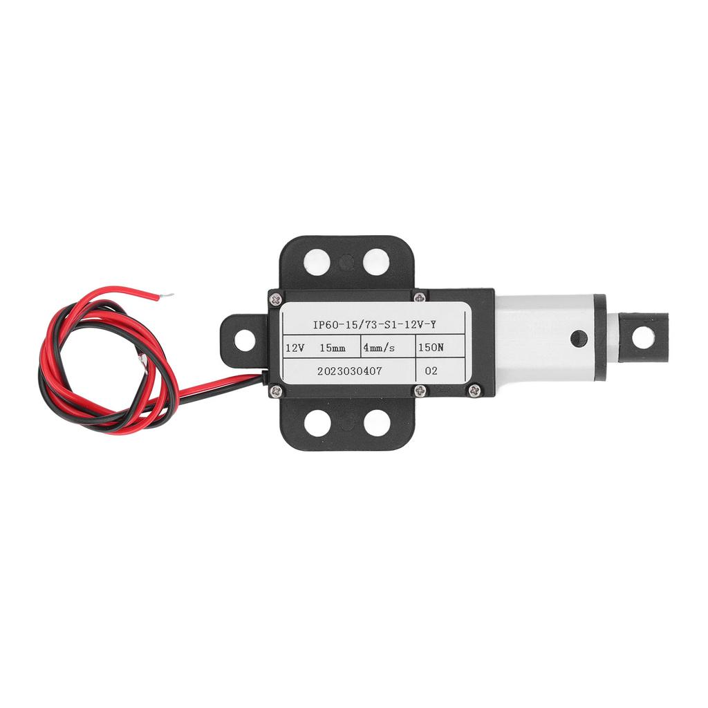 Electric Micro Linear Actuator 150N Aluminum Alloy 15mm Stroke Mini Motion Actuator for Industry 12V IP60YR