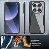 For Xiaomi Poco X7 5G/Redmi Note 14 Pro+ 5G/Note 14 Pro 5G Case Acrylic + TPU Clear Phone Cover with PET Screen Film