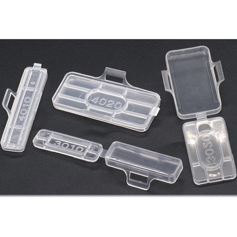 Wire Label Cable Tie Tag 50Pcs Plastic Transparent Case for Daily Office Home Network Cable Organization