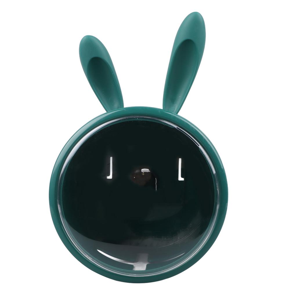 Toilet Paper Holder Container Plastic Cute Rabbit Wall Mounted Transparent Roll Paper Storage