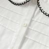 Chemise Blanche Manches Courtes Style Académie pour Filles DAVE & BELLA