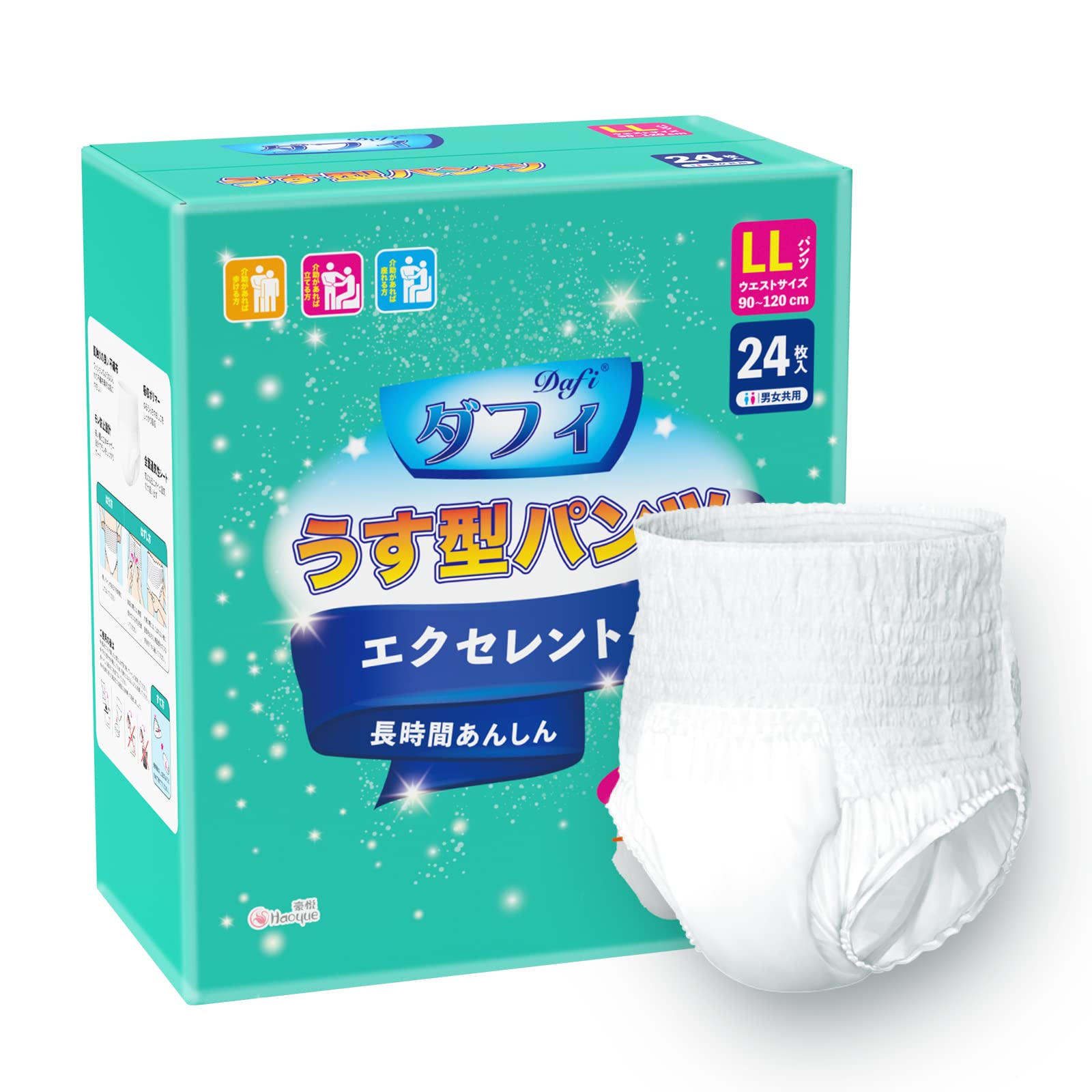 

Duffy Adult Disposable Pants 24 LL size able to stand and Adult disposable pants adult rehabilitation care urinary Diapers, Type, pieces, 4-time белый
