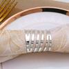 12Pcs/Set Serviette Napkin Rings Holder Buckle Wedding Dinner Towel Party Table AVE