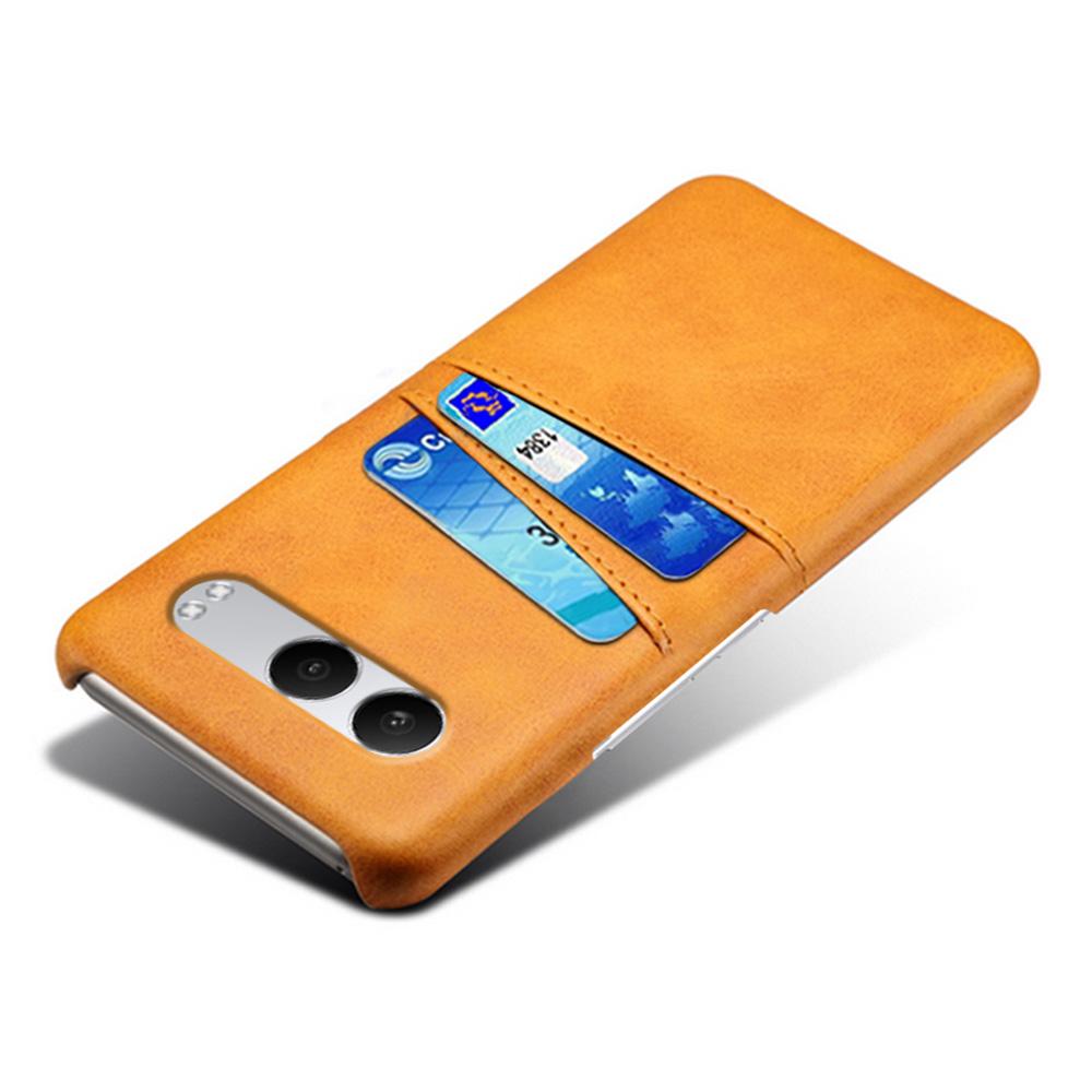 For OnePlus Nord 4 Case Dual Card Slots PU Leather+Hard PC Phone Cover