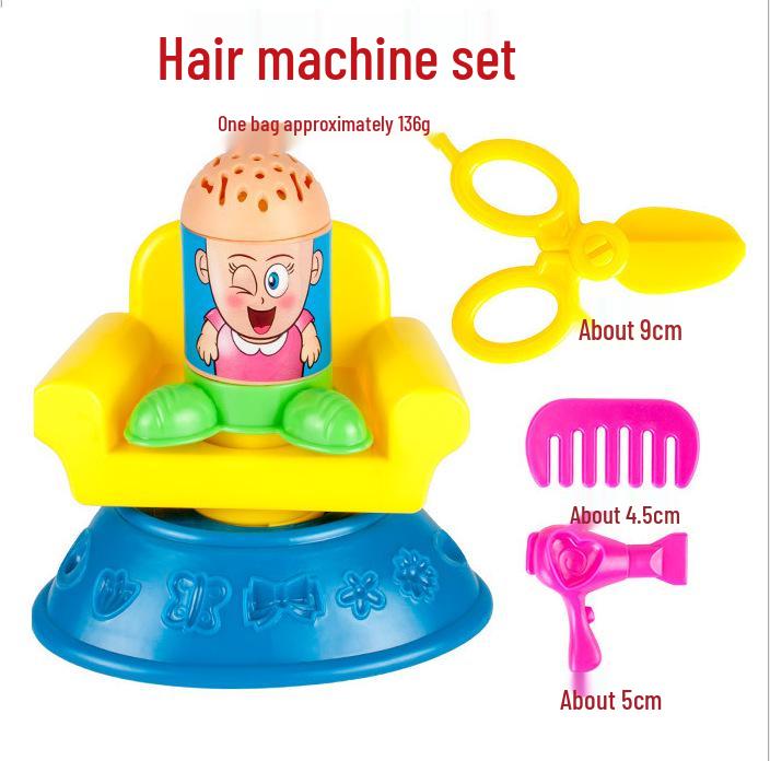 Children's DIY Color Clay Craft Kit: Includes Leather Clay, Glue Machine, Needle Cylinder, Noodle Maker, Dessert, Cake, and Bread Making Tools.