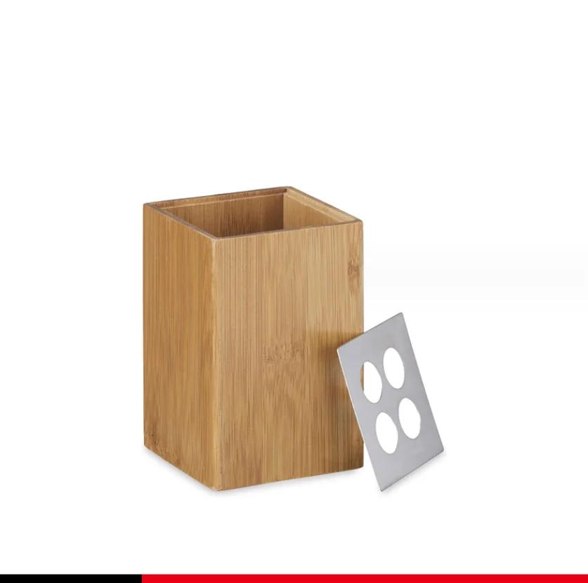 Bathroom wooden bamboo bath storage box soap dispenser Hotel toiletries set Bathroom set