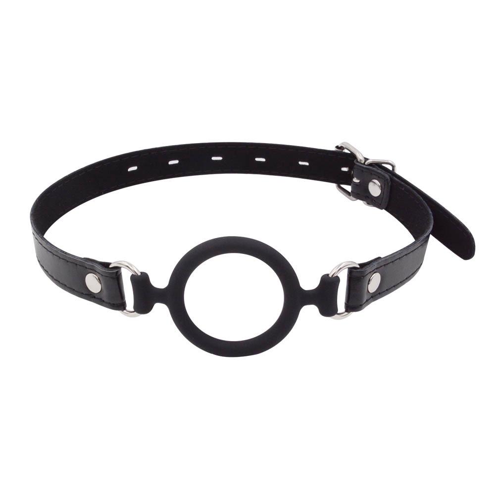 Silicone Mouth Gag Ring for Deep Throat Training and Restraint