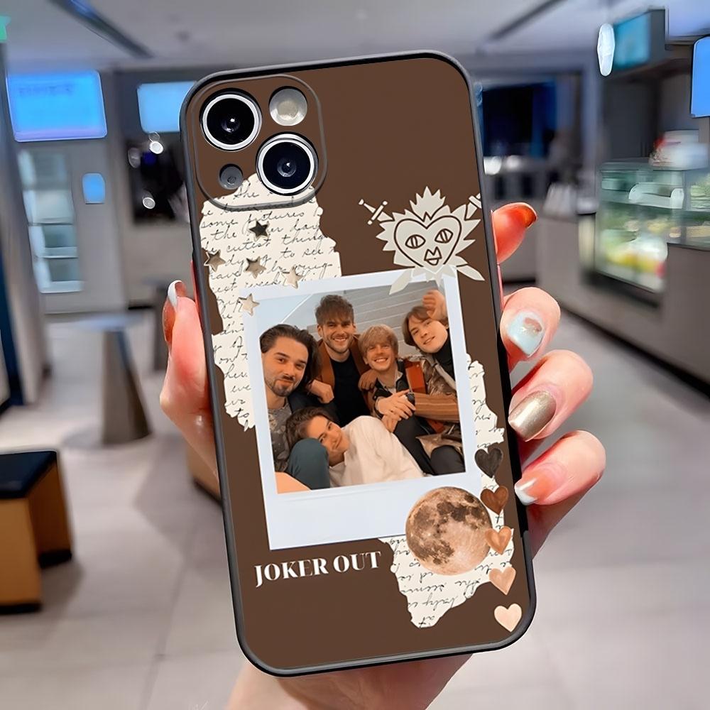 

Joker Out Band Phone Case Matte Translucent For IPhone 15 Pro 16 Pro Max 13 11 12 14 Xs X Xr 7 8 Plus Se Back Cover iPhone15 Plus