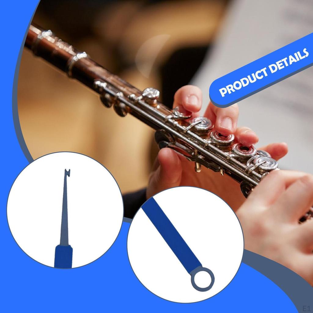 Reparationsverktyg för träblåsinstrument, Verktyg för justering av fjäderspänning Musikalisk fjäderkrok Dubbel