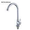 LANGZHIWEN Single Cold High-Arc Kitchen Faucet