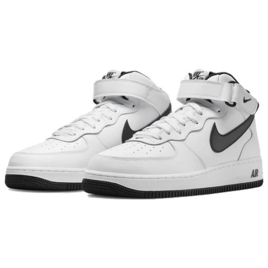 

Nike Air Force 1 Mid 07 White Black - DV0806-101 EU 44 білий