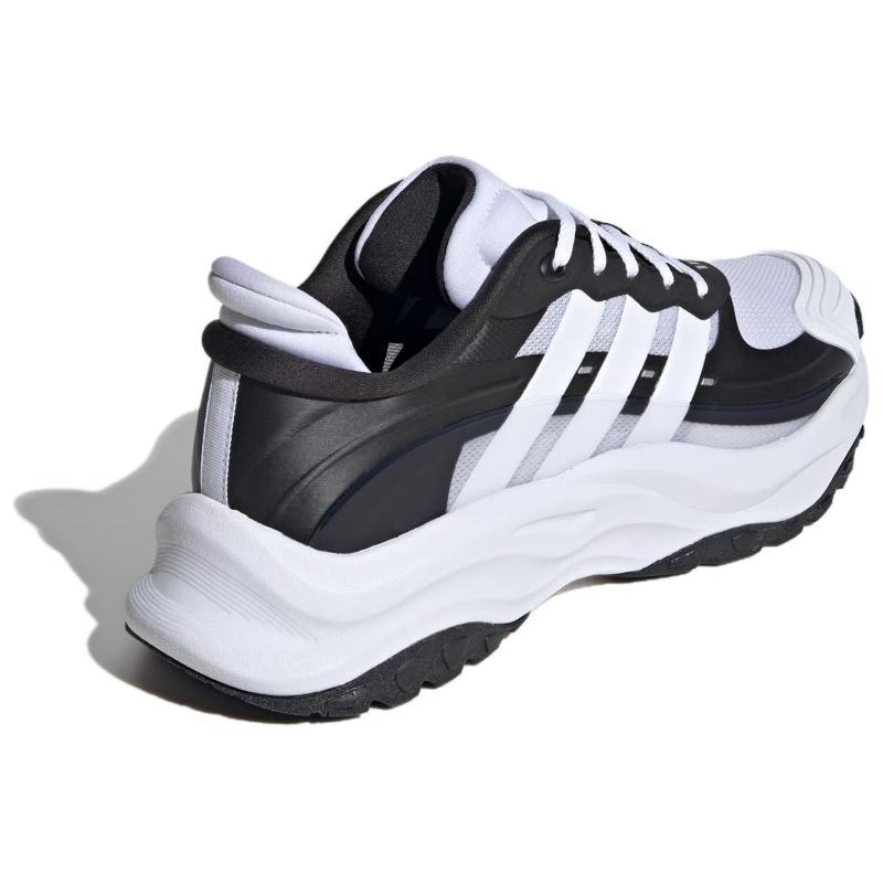 adidas Maxxwavy Low-Top Chunky Sneakers Unisex Black White Sneakers JS0221